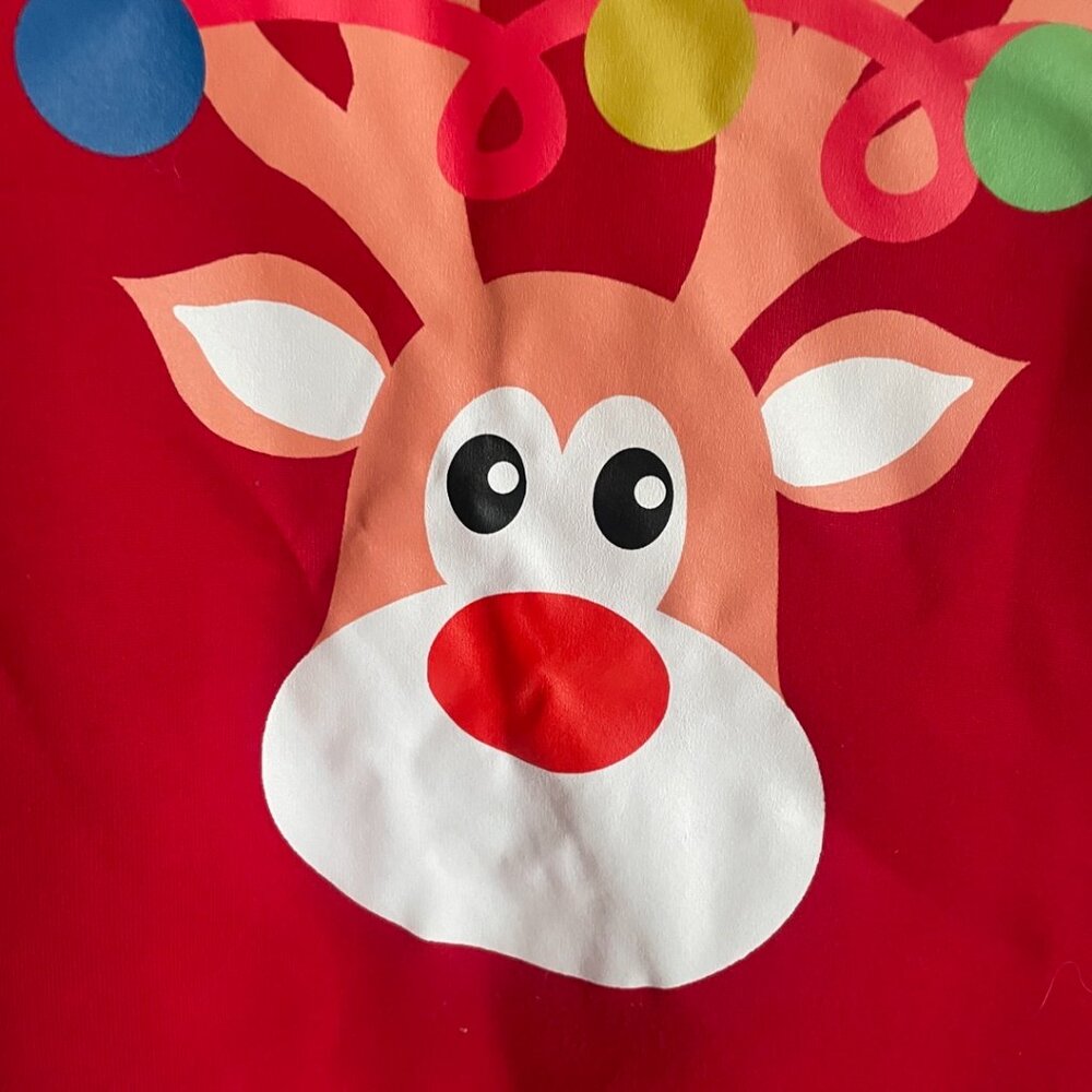 Red Rudolph Sweatshirt - Picture 2 of 8